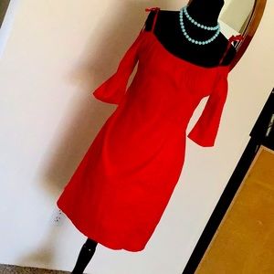 The very red mini dress